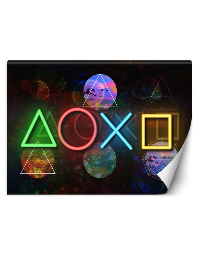 Photo wallpaper for teenager's room - Game console | FEEBY