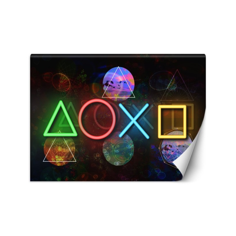 Photo wallpaper for teenager's room - Game console | FEEBY