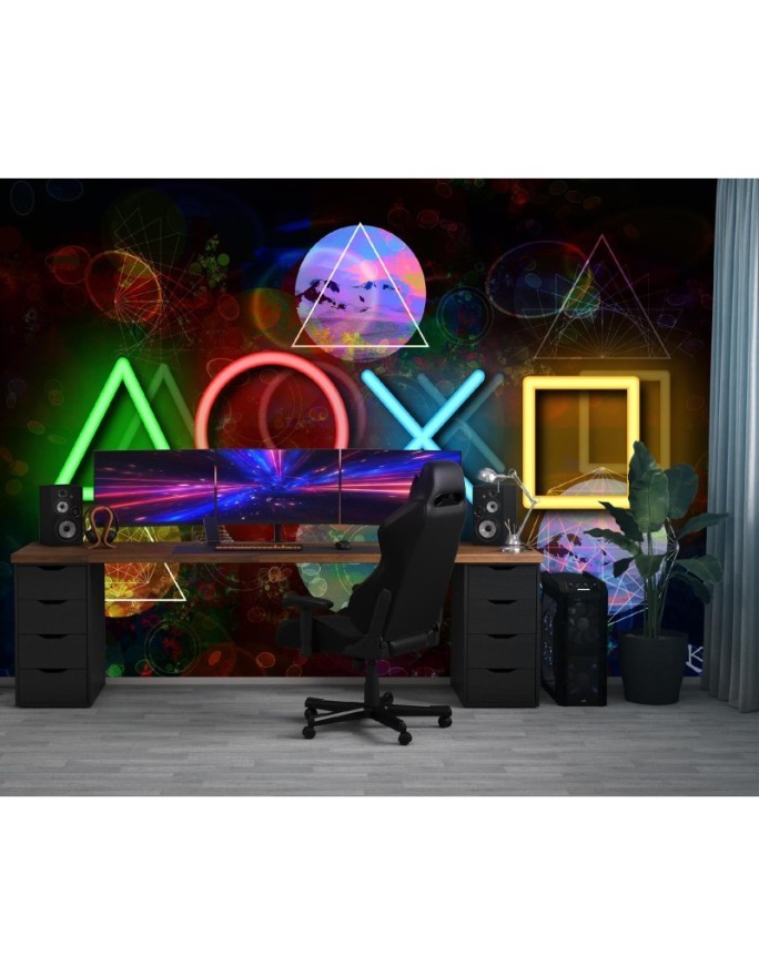 Photo wallpaper for teenager's room - Game console | FEEBY