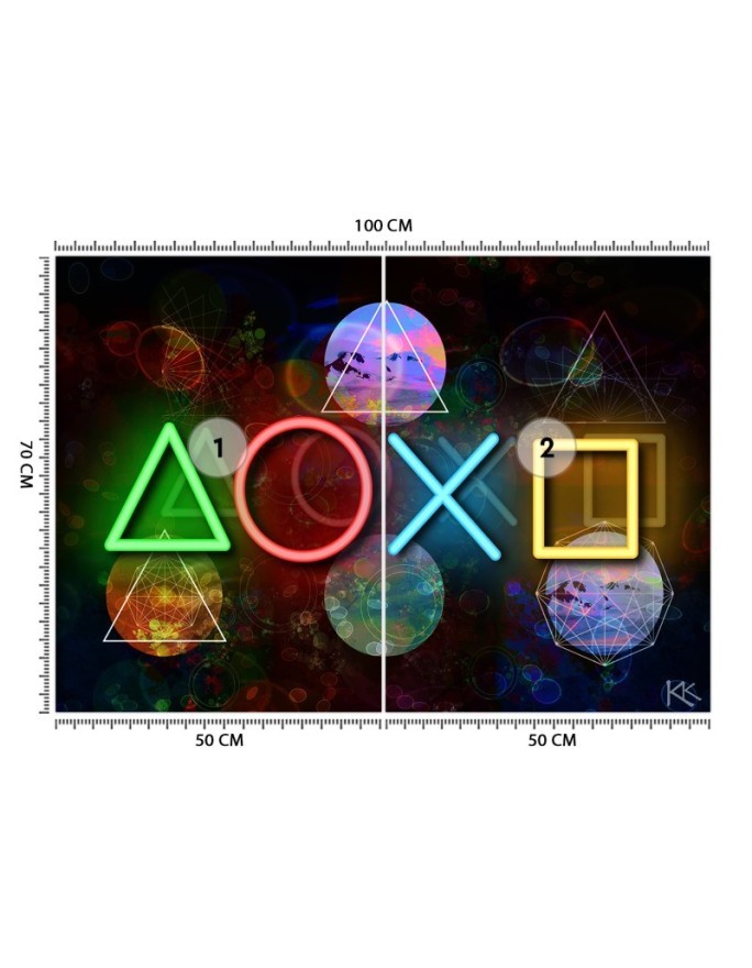 Photo wallpaper for teenager's room - Game console | FEEBY