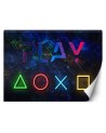 Wallpaper for teenagers - Buttons for controller and play caption | FEEBY