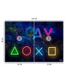 Wallpaper for teenagers - Buttons for controller and play caption | FEEBY