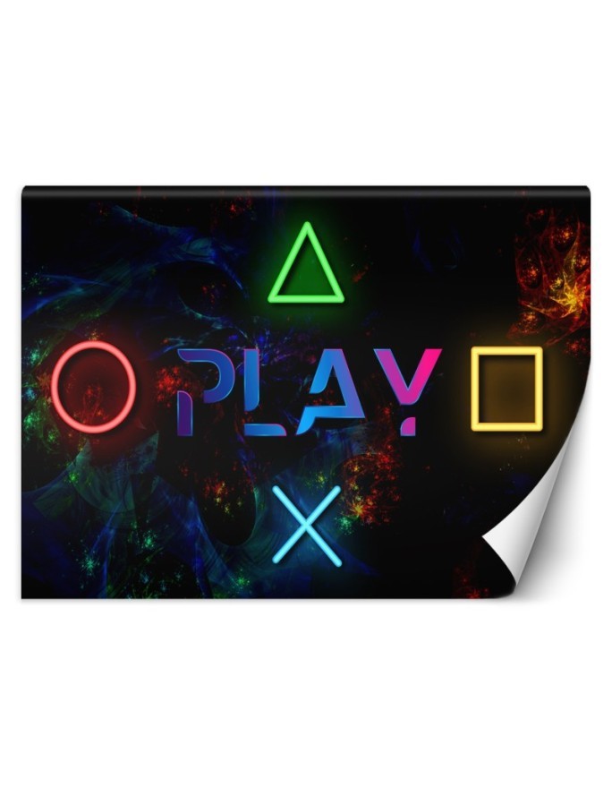 Photowallpaper - Play writing and controller buttons | FEEBY