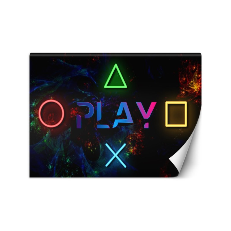 Photowallpaper - Play writing and controller buttons | FEEBY
