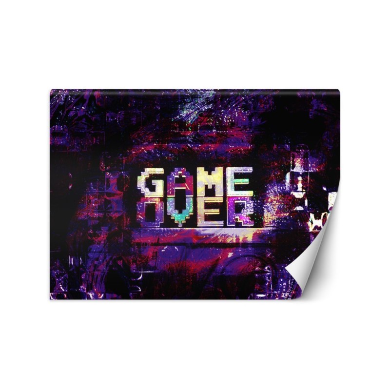 Wallpaper for teenagers - Abstract Game Over lettering | FEEBY