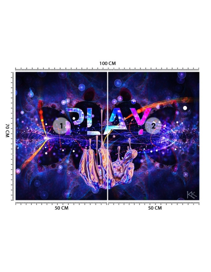 Wallpaper - Neon sign for gamer | FEEBY