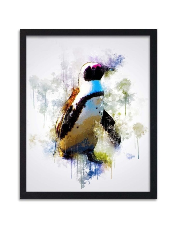 Poster Colorful penguin