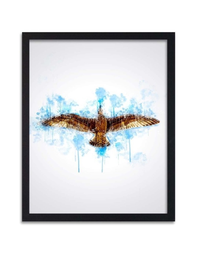 Poster Bird in flight