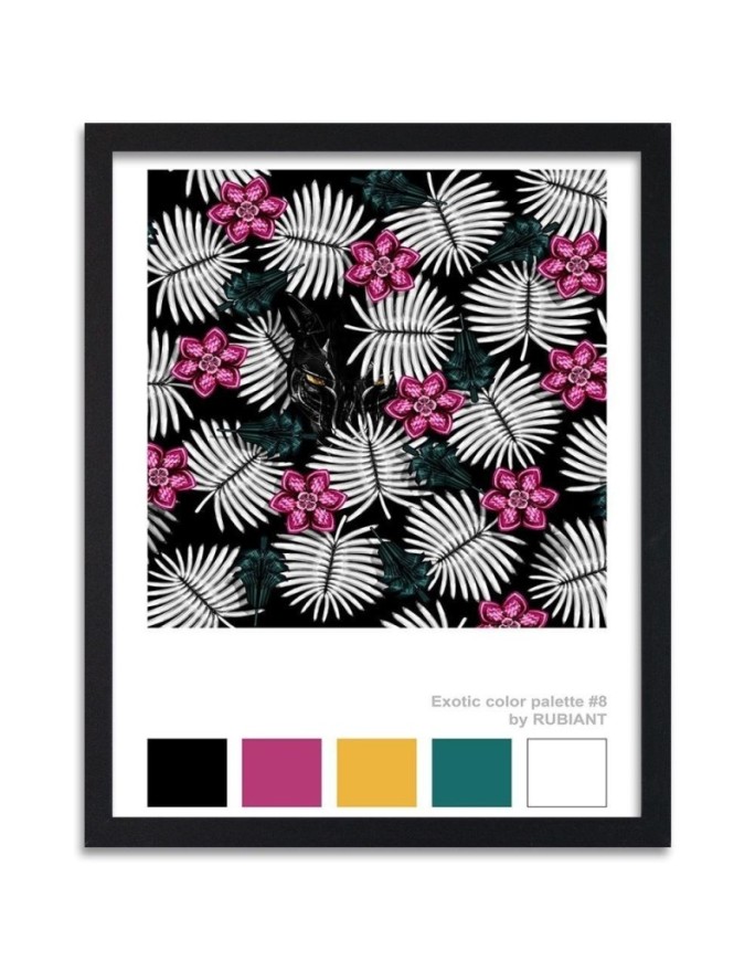 Poster Pink flowers