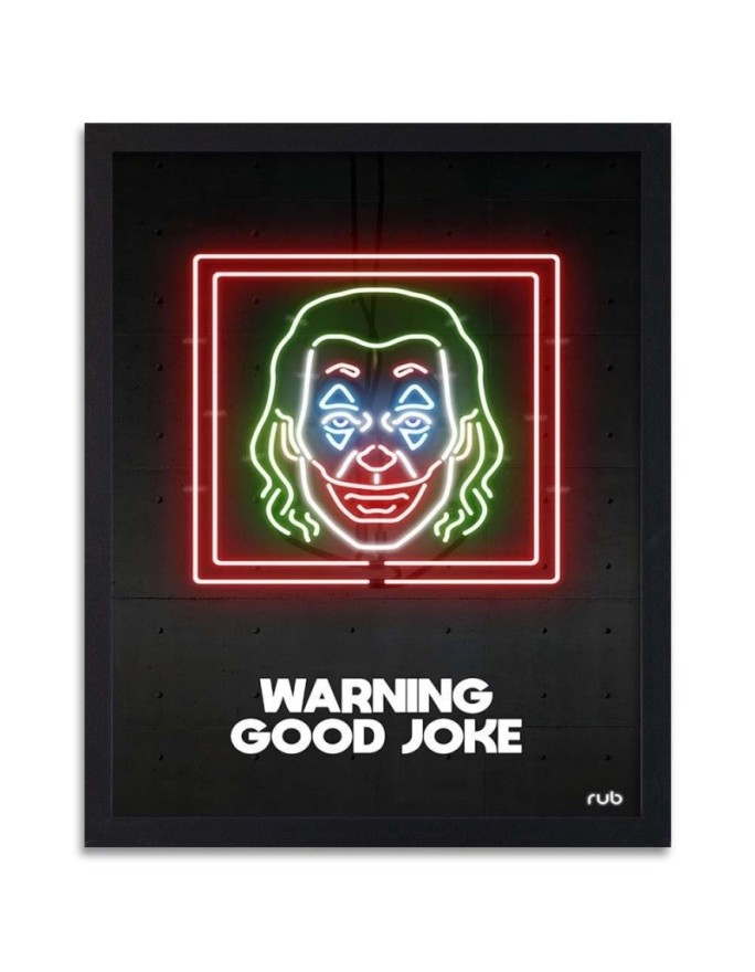Poster Joker neon
