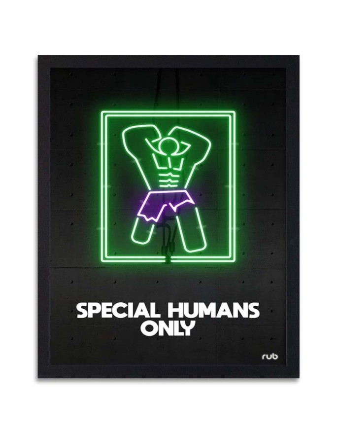 Poster Hulk neon
