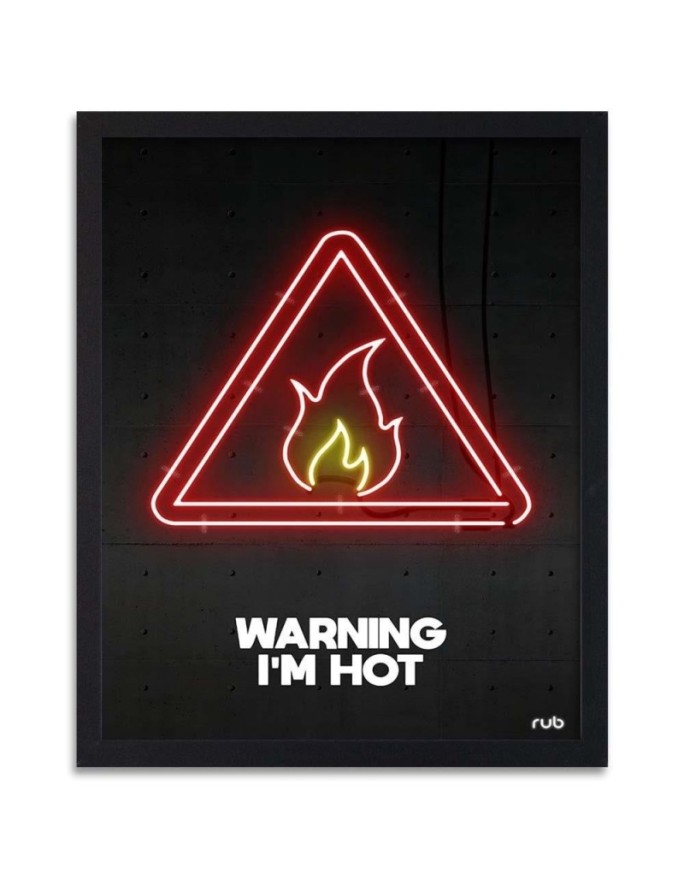 Poster Fire neon
