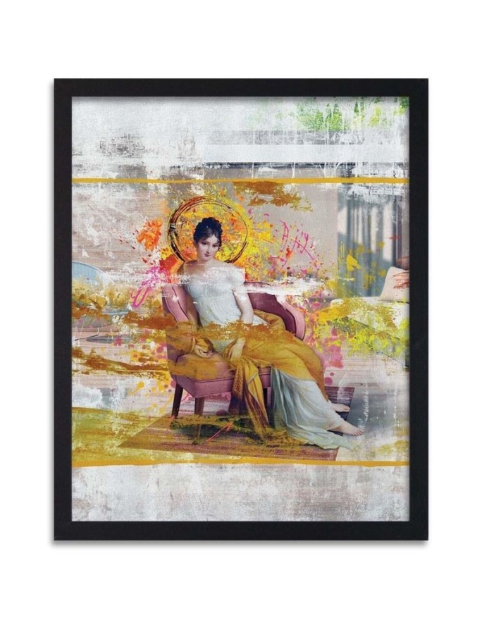 Poster Woman on an armchair