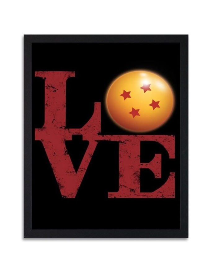 Poster Love Dragon Ball