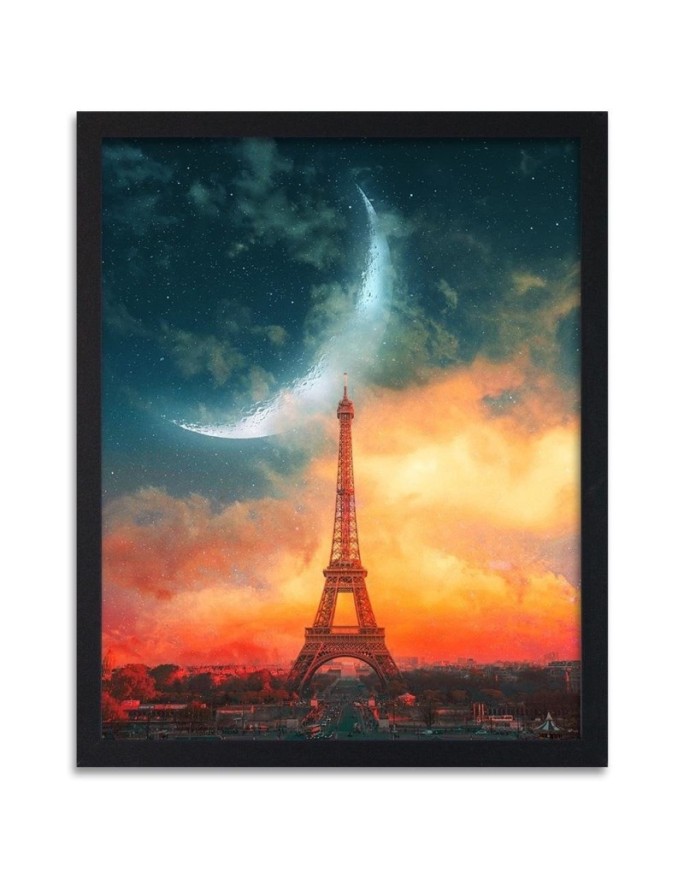 Poster Night in Paris