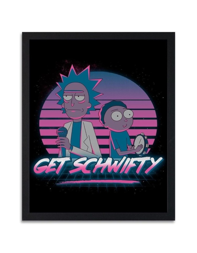 Poster Pastel Rick and Morty