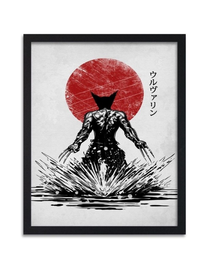 Poster Samurai during a fight