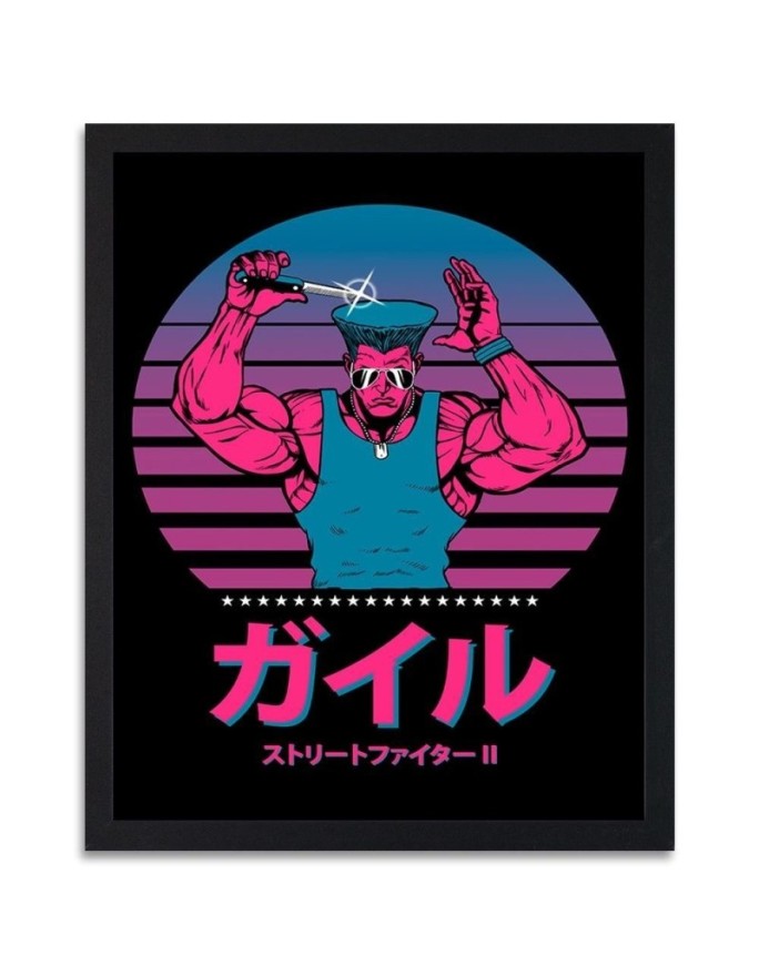 Poster Muscular man