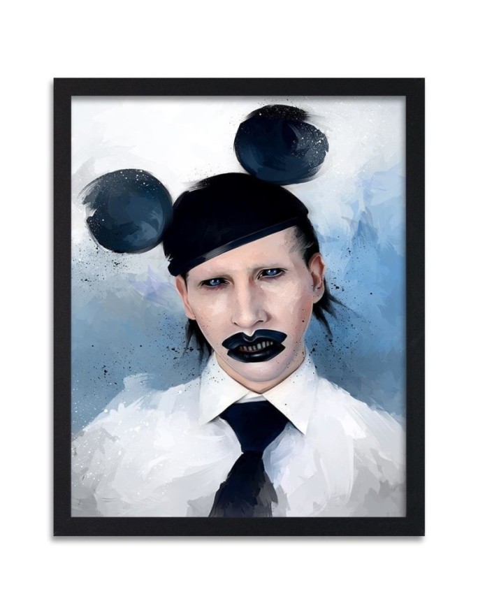 Poster Marilyn Manson in a...