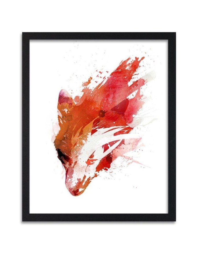 Poster Red and orange fox
