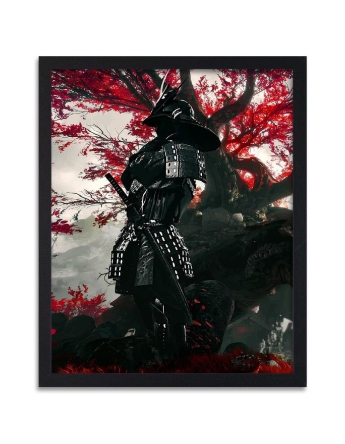 Poster Samurai in armor in...