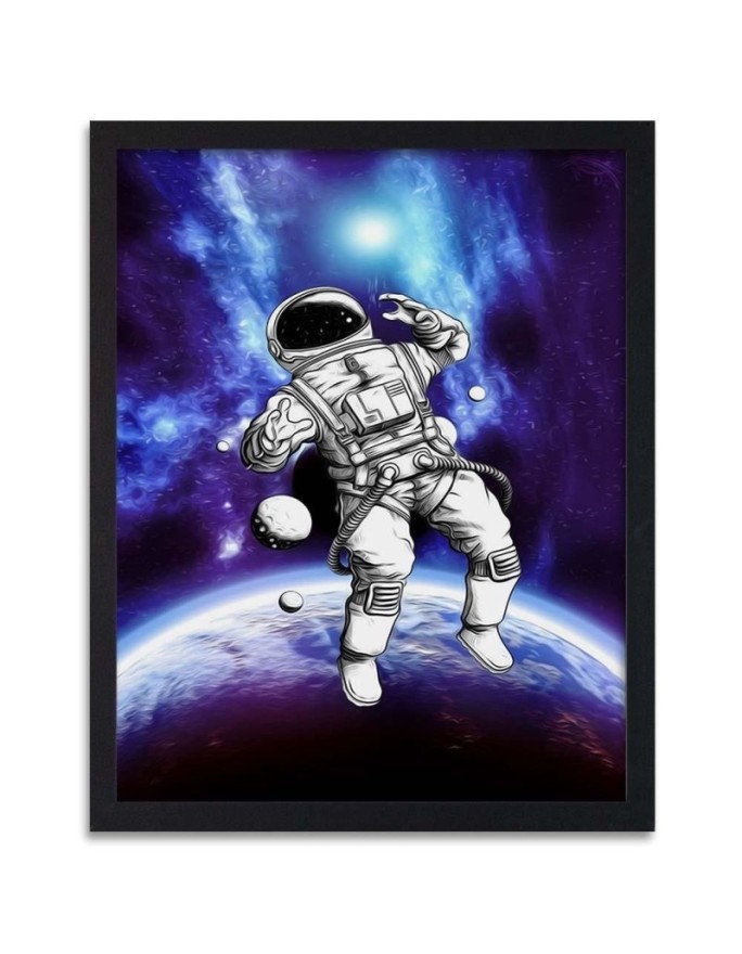 Poster Astronaut in purple...