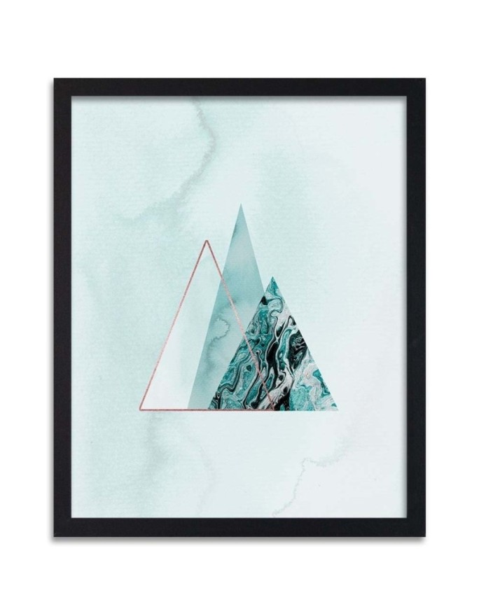Poster Minimalist triangles