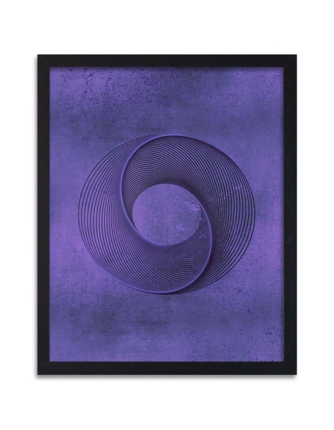 Poster Purple circle