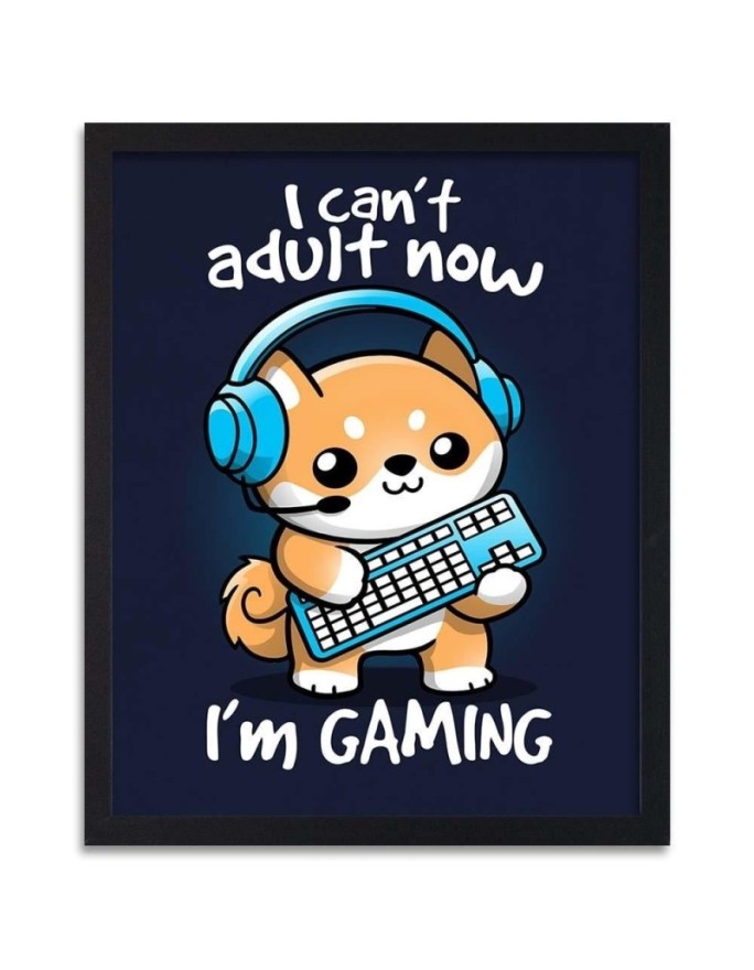 Poster Fox playing games