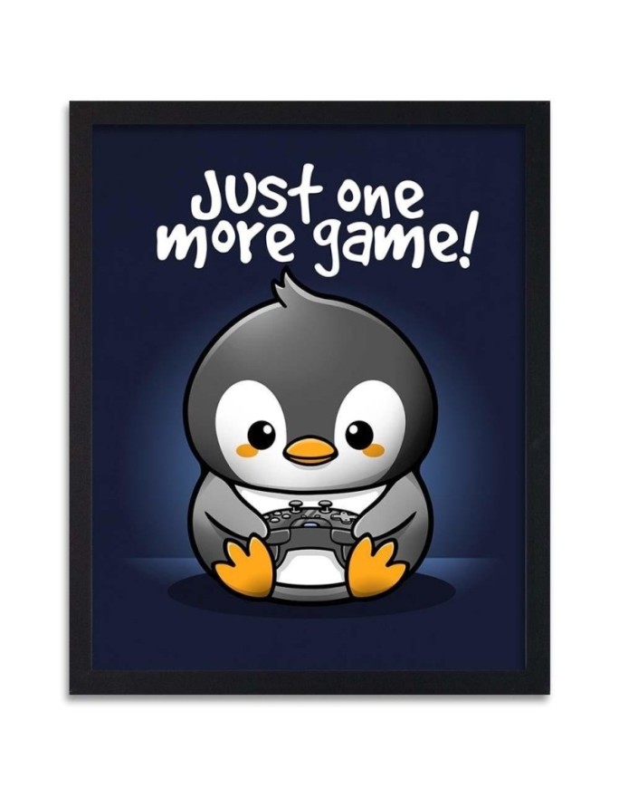 Poster Playing penguin