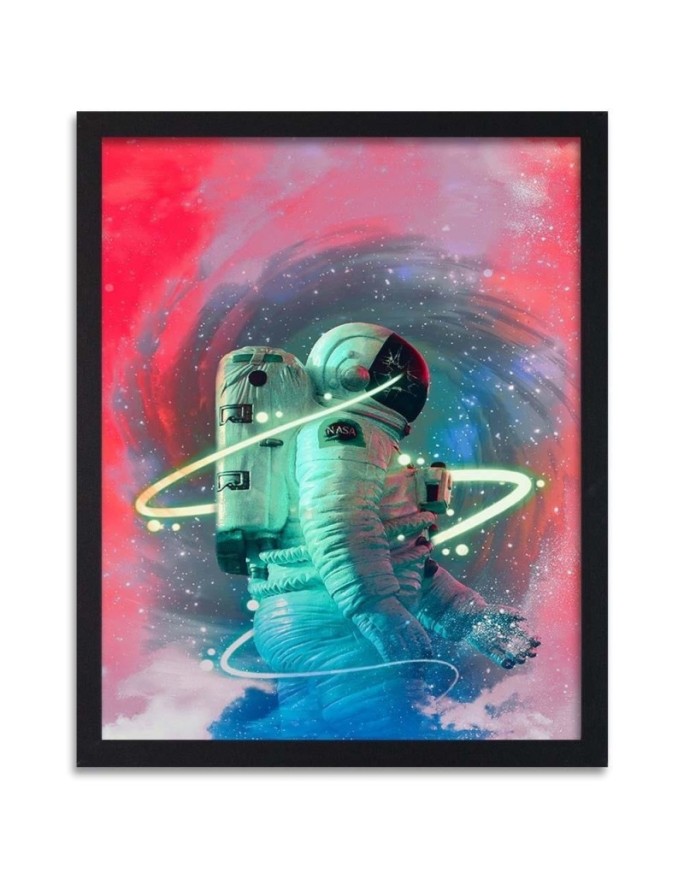 Poster Astronaut on pink...
