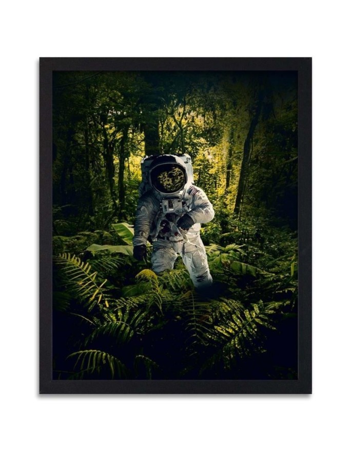 Poster Astronaut in a green...