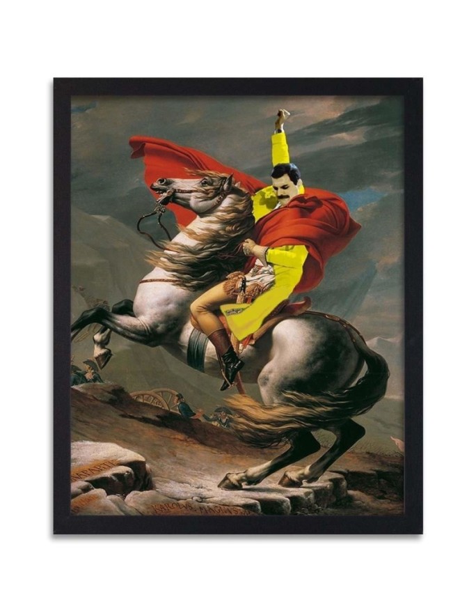Poster Man on horseback