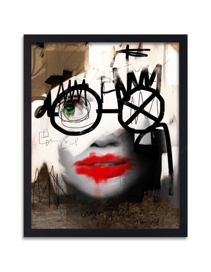Poster Woman with glasses...