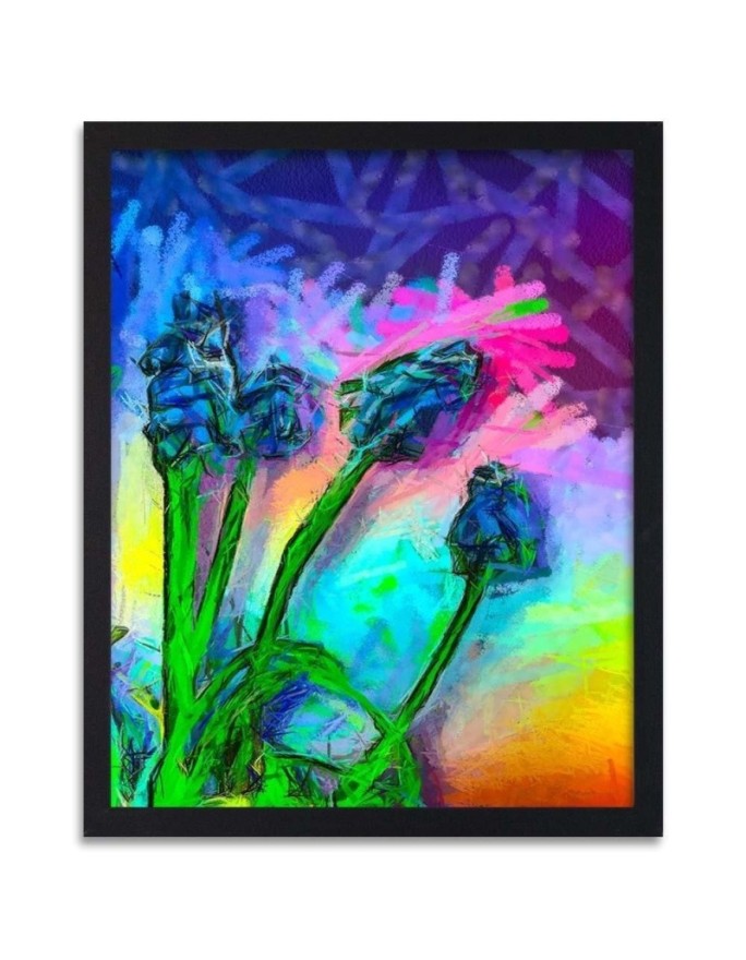 Poster Abstract flowers