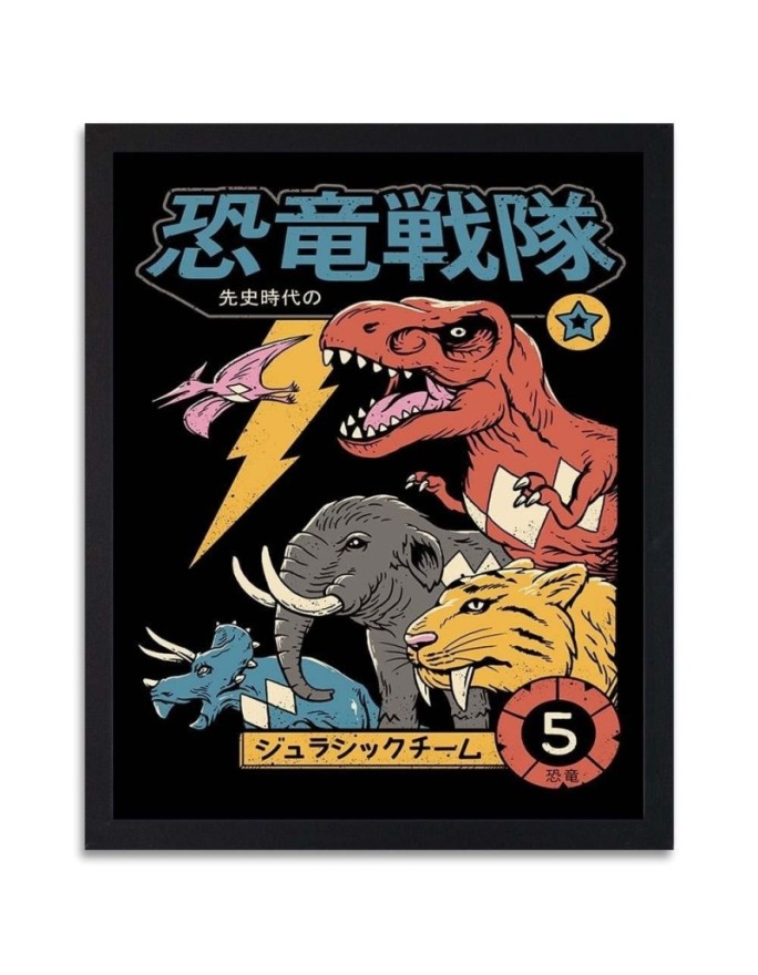 Poster Prehistoric animals