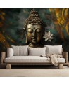 Modern living room wall mural - Buddha orient zen abstraction | FEEBY