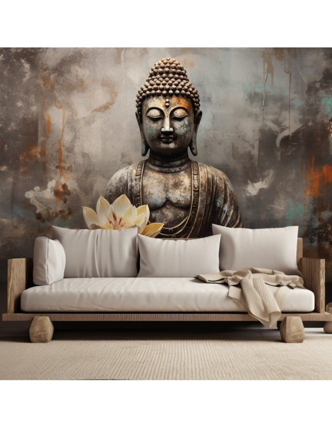 Wall mural - Meditating Buddha abstract | FEEBY