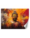Modern wall mural - 3D Buddha statue colourful abstract | FEEBY