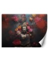 Bedroom wall mural - Buddha Zen flowers abstract | FEEBY