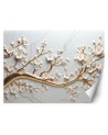 3D wall mural - AI gold leaf tree glamour | FEEBY