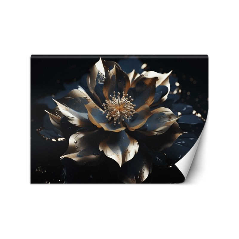 3D wall mural - Abstract lotus flower glamour | FEEBY