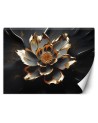 3D wall mural - Golden flower abstract | FEEBY