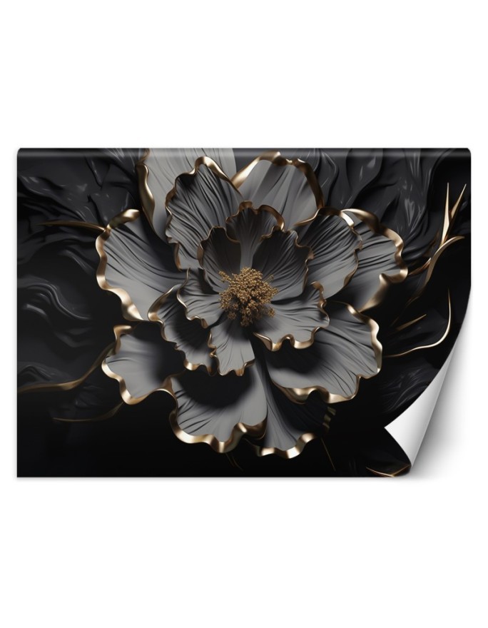 3D wall mural - Dark lotus flower | FEEBY