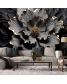 3D wall mural - Dark lotus flower | FEEBY