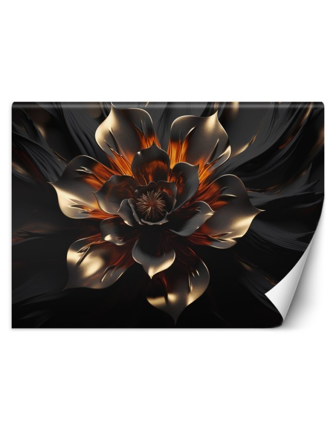 3D wall mural - Lotus flower glamour | FEEBY