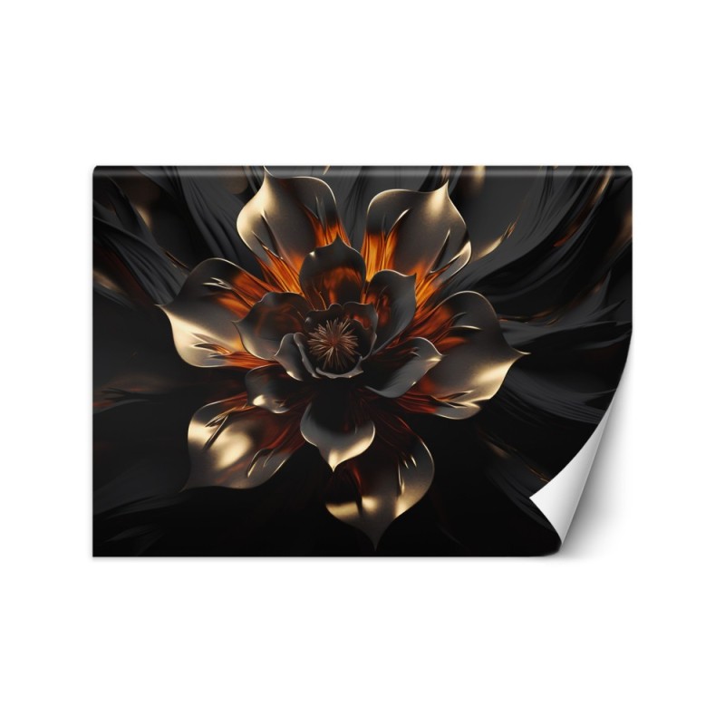 3D wall mural - Lotus flower glamour | FEEBY