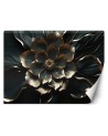 3D wall mural - Golden glamour flower | FEEBY