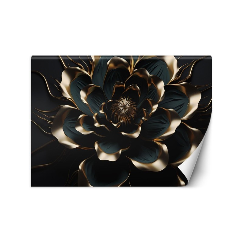 3D wall mural - Lotus flower glamour AI | FEEBY