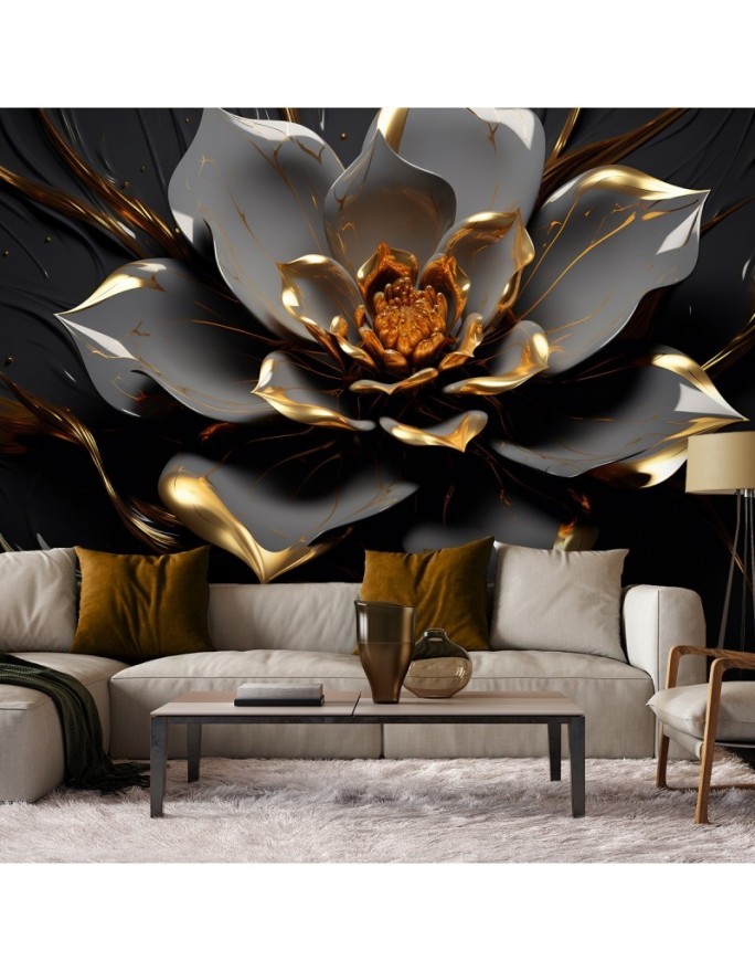 3D wall mural - Lotus flower abstract | FEEBY
